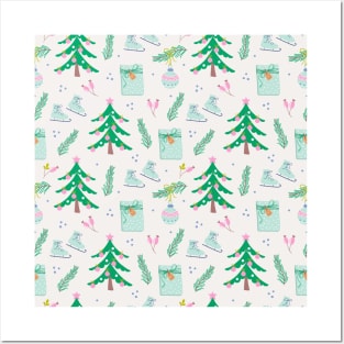 Christmas pattern Posters and Art